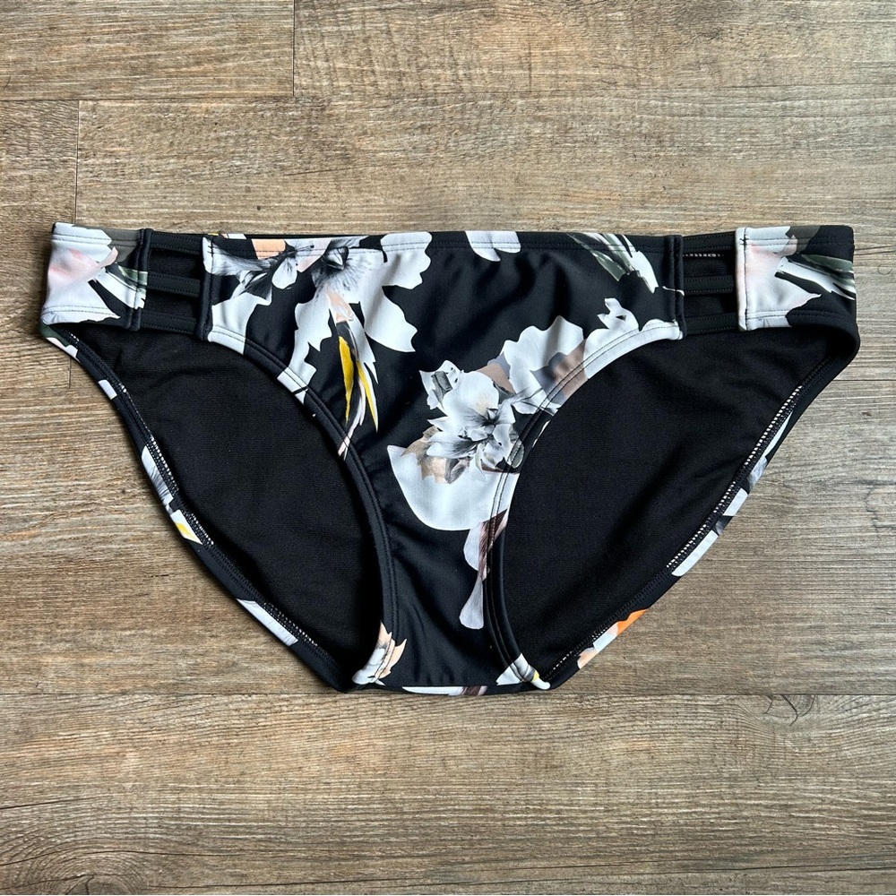 Athleta Floral Print Bikini Bottoms